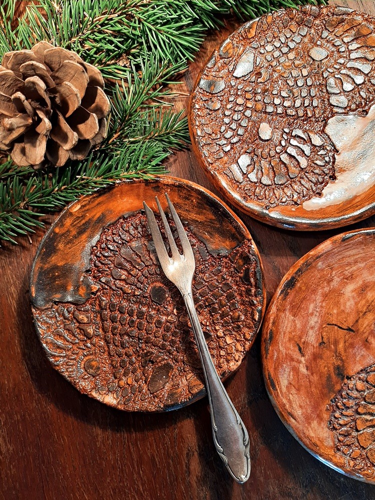 Talerzyki ceramiczne deserowe - obrazek 2