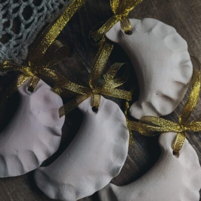 PIEROGI CERAMICZNE (zawieszki)