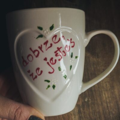 Kubek "Dobrze, że jesteś"