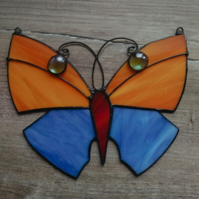 Witraż motyl