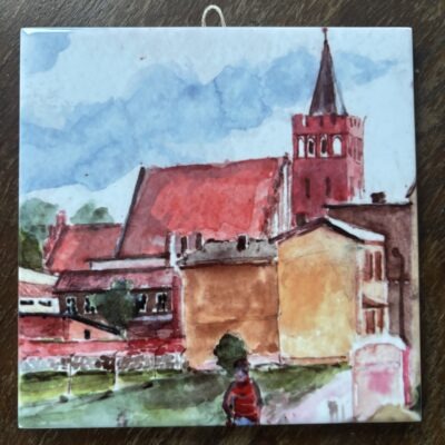 Ceramiczny obrazek Kościół Farny