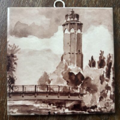 Ceramiczny obrazek Wieża Krzyżacka w Brodnicy